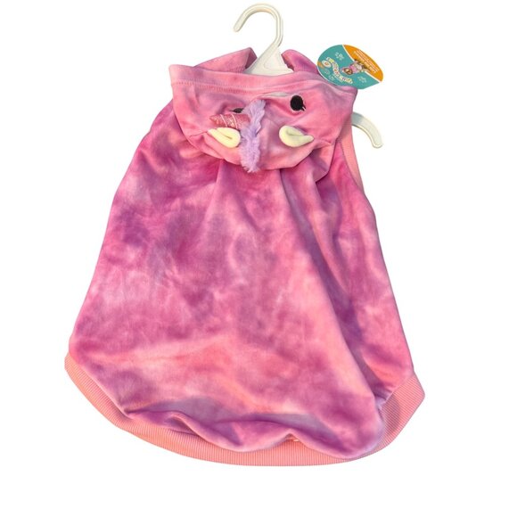 Squishmallows Lola Unicorn Pet Dog Hoodie Costume Tie Dye Purple Sz Medium NWT - Picture 1 of 5
